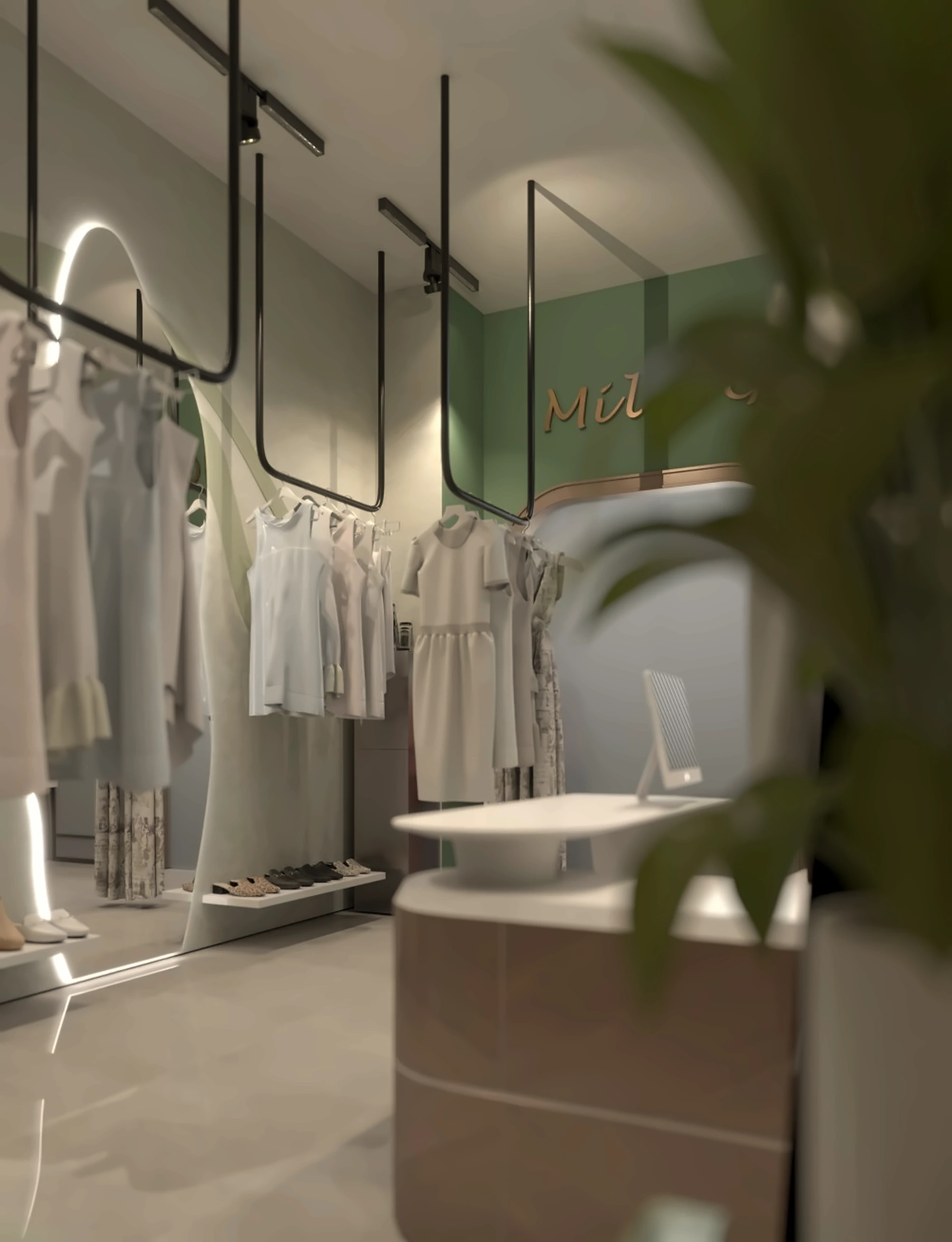 طراحی بوتیک و مزون لباس پردیس در فاز ۲ پردیس، پاساژ بهاران، نمای ۱۰